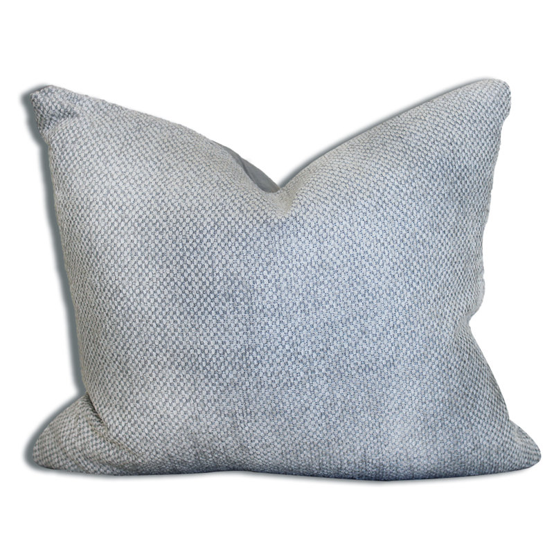 Kirston Rectangular Pillow Cover & Insert, Silver