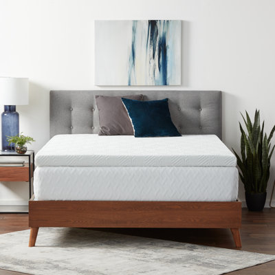 4" Gel Memory Foam Mattress Topper with Cover