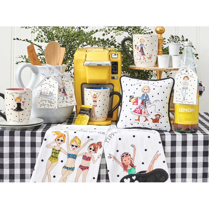 Hooray You Printed 100% Cotton Flour Sack Dishtowel
