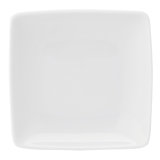 Carré White Porcelain Salad/Dessert Plate