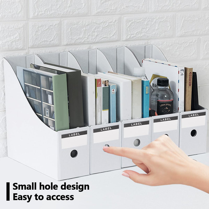 24 Pcs Cardboard Magazine File Holders