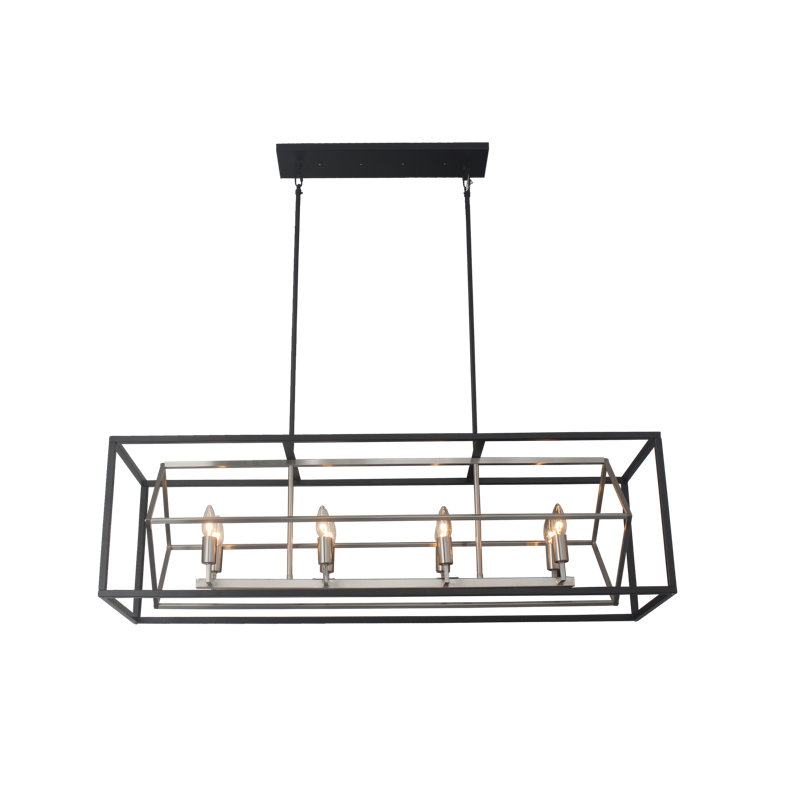 Luticia 8 - Light Black Kitchen Island Pendant