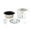 Cuiseur à riz électrique en céramique 3 tasses, blanc-116818562