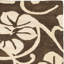Candelo Floral Handmade Tufted Wool Brown/Ivory Area Rug-31778310