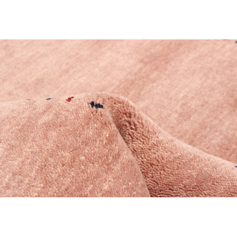 Tapis rose Kashkuli Gabbeh 3 pi 10 po x 5 pi 9 po