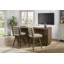 Table de bar à hauteur de comptoir 80 x 30 x 36,25 po en bois brun clair