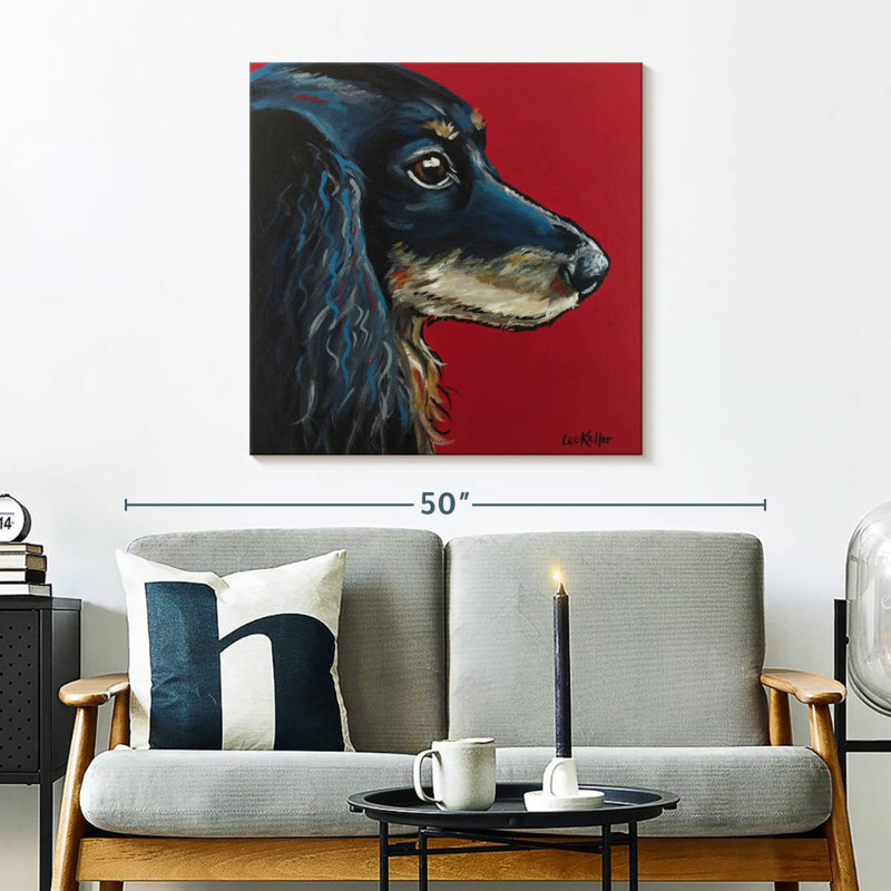 Crowle Dachshund Expressive, 30" H x 30" W