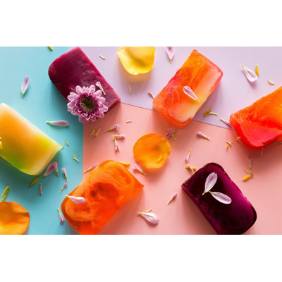 Homemade Natural Soap - Wrapped Canvas Print