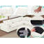 Canapé modulaire rembourré 6 pièces avec coussins réversibles Wartow-1215574555