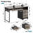 Daylon 48'' Computer Desk with File and Storage Drawers, Writing Desk with Keyboard Tray&Practical Hook and Open Compartments-194538304