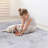Gold Washable Rug 4X6 Area Rug (Gray+Gold, 4' X 6')-1804238870
