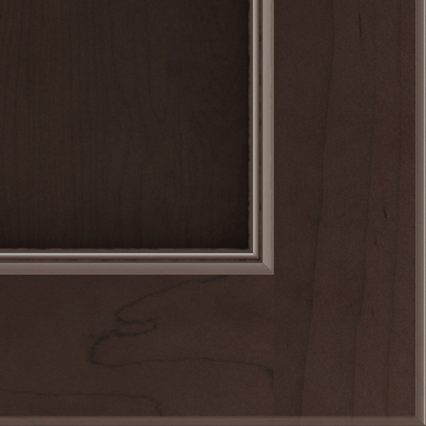 Dwelling Lanning Door Sample, Maple, Toasted Spice w/Stone Glaze