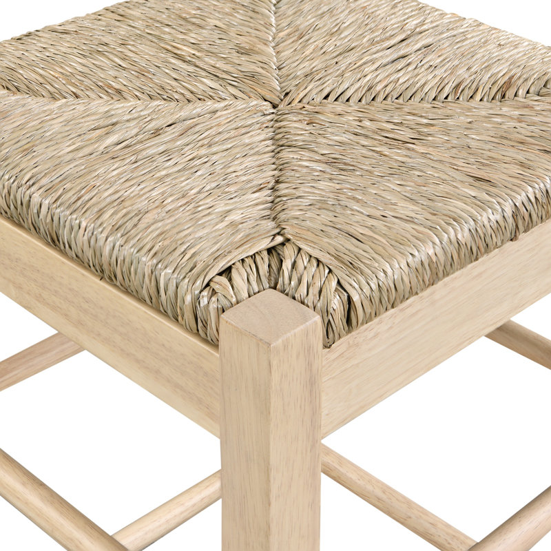 Tabouret de bar et de comptoir Miltonsburg, Tabouret de comptoir (siège d'une hauteur de 24,5, Chêne blond
