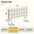 Cloud Padded Teddy Fabric Upholstered Headboard with High-Density Foam, No Drill Installation, Fits 8-14 Inch Mattresses-275174177-275523189