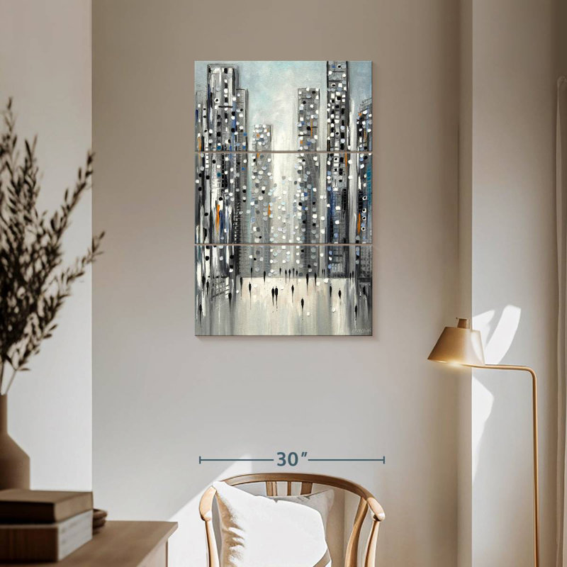 City Reflections, 57" H x 36" W