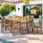 Ricardo 6 - Person Acacia Wood Patio Dining Set with Rectangular Table-40512860