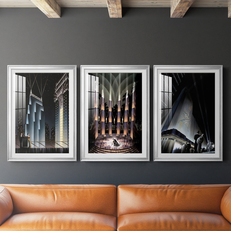 Into The Night, reproduction encadrée de qualité supérieure - prête à être accrochée, H 30,5 po x l 45 po x P 2,5 po