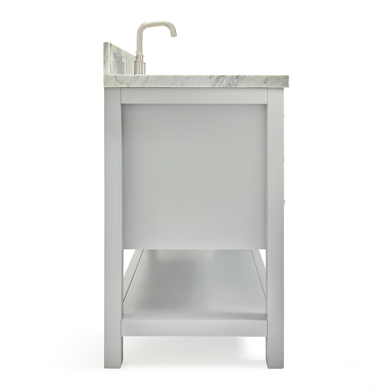 Magnolia Bath Vanity Oval Basin S049SCWOV, Gray, Oval