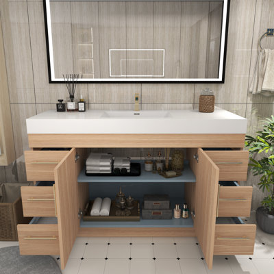 60" Single Bathroom Vanity Set