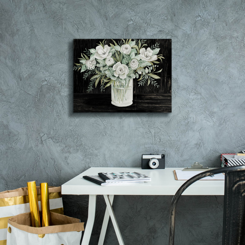 «Epic Graffiti» «Beautiful Bouquet» par Cindy Jacobs, art mural sur toile, 16 po x 12 po, H 12 po x l 16 po