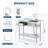 Freestanding Utility Sink with Workbench, Pull-Out Faucet & Storage Drawer