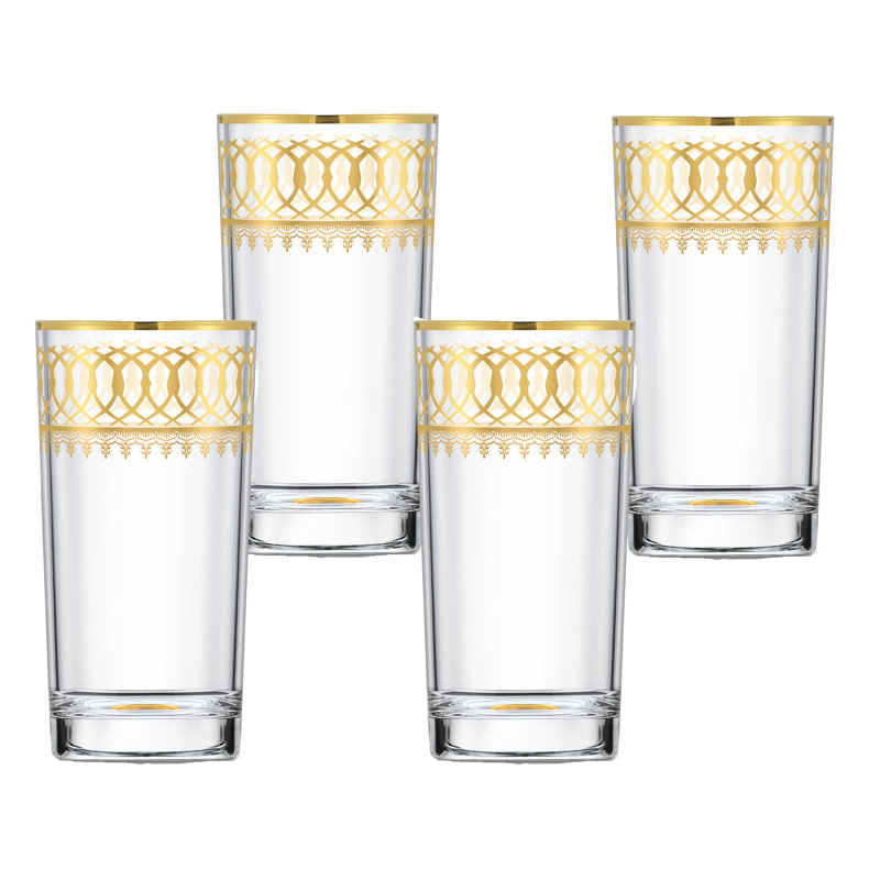 Ensemble de 4 balles Lorren Home Trends, Transparent