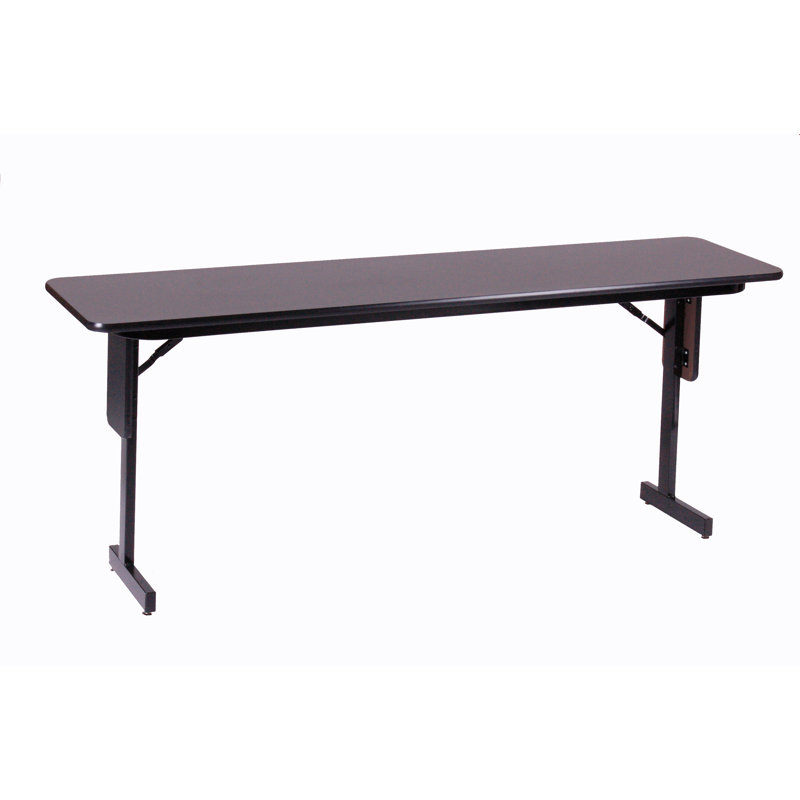 72'' Rectangular Banquet Table, Black Granite