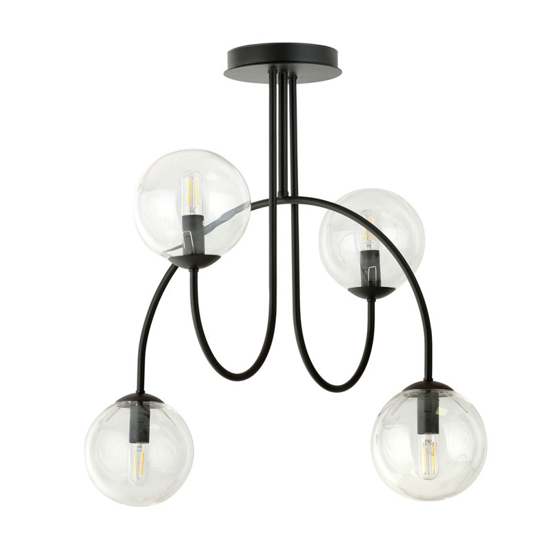 Averell 4 - Light Sphere Chandelier, Transparent