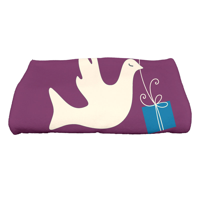 Serviette de bain Dreiling, Mauve