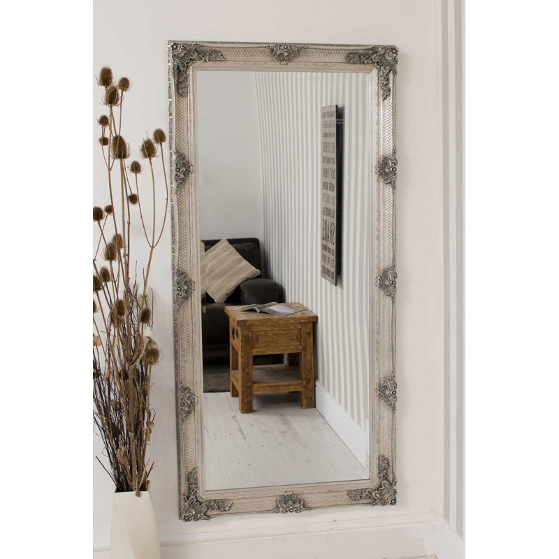 Fraire Wood Mirror, Gray