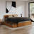 Ause Solid Wood Platform Storage Bed-1046332091-1046332094