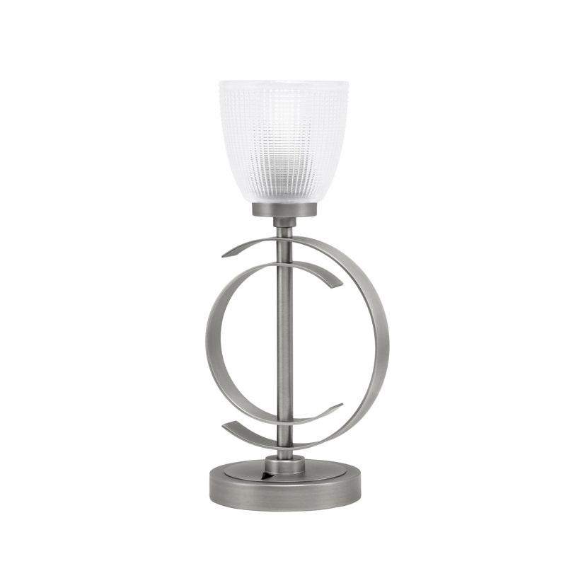 Wagma Stainless Steel Table Lamp, Graphite