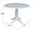 Extendable Round Solid Wood Dining Table-87227704