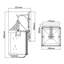 Birkmont Black 45cm H Outdoor Wall Lantern