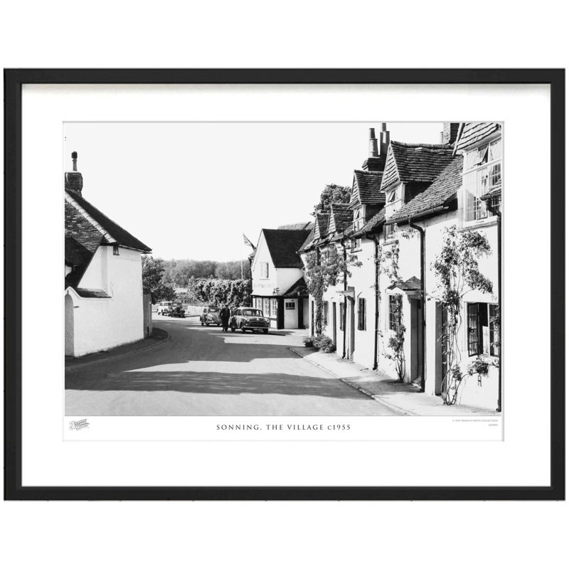 Sonning, The Village C1955 by Francis Frith - Single Picture Frame Print, 45cm H x 60cm W x 2.3cm D