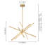 Burcker Aluminum Dimmable LED Modern Linear Chandelier-102743057-70693019