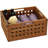 7" Grate™ Teak Storage Solid Wood Bin-90630956-90630955