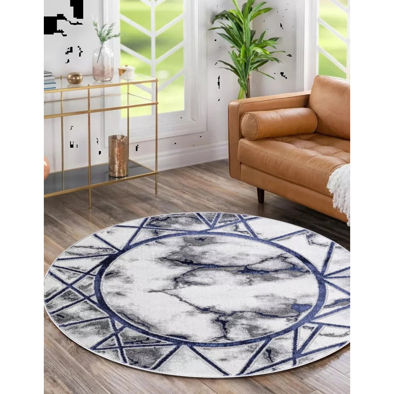 Abstract Area Rug, Rectangle 200 x 290 cm