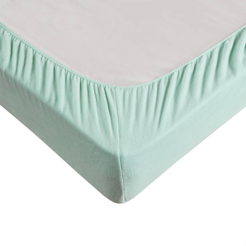Ensemble de 4 draps 100% molleton, douillet, ultra doux, boulochage, lavable à la machine, comprend des draps-housses plats et 2 taies d'oreiller