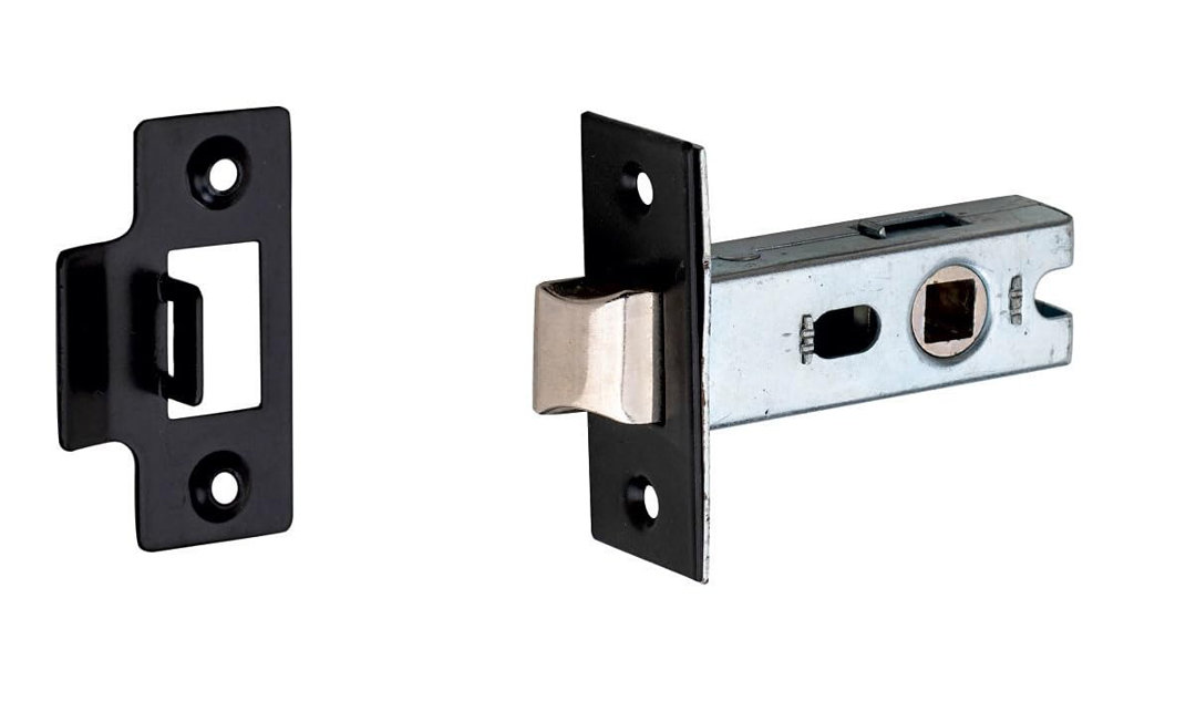 Bolt Through Tubular Latch in Chrome Finish - 64mm Body