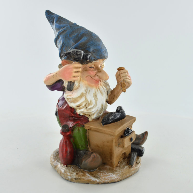 Goodlow Gnome In Workshop Fairy Garden