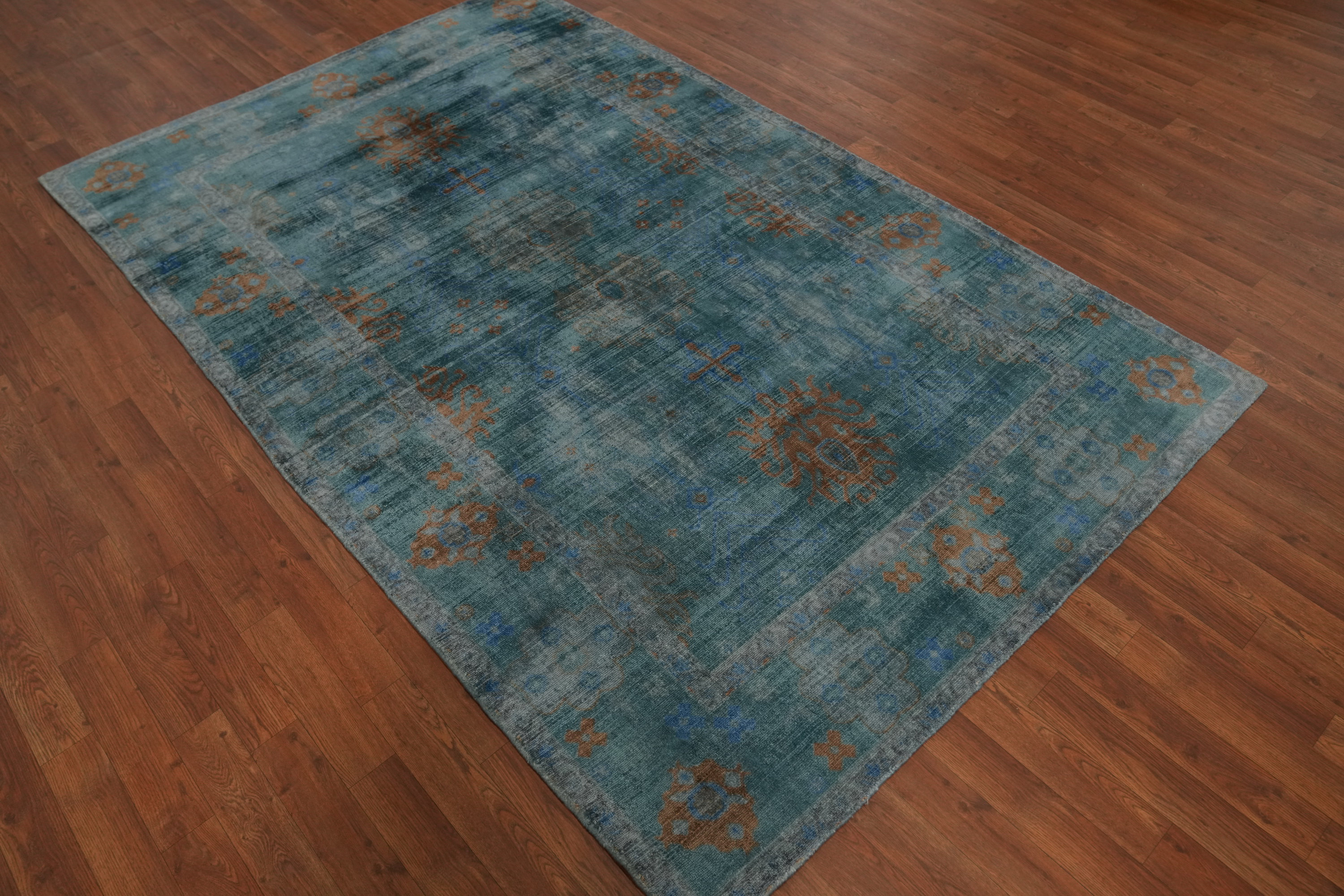 Bungalow Rose Handmade Transitional Oushak Room Size Area Rug 5x8 | Wayfair