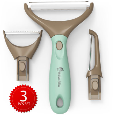 Mr&Mrs White 3 - Piece Peeler Set