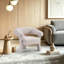 Fauteuil d'appoint rembourré en chenille l 32,5 po Kendall-130666830-130666826