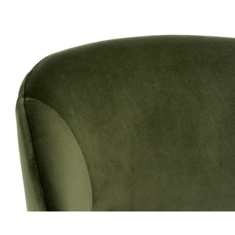 Monae Upholstered Bar Stool, Beige, Counter Stool (26" Seat Height)