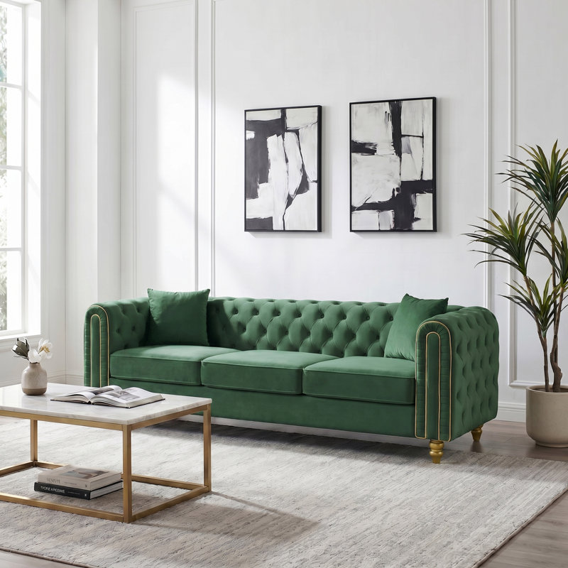 Ensemble de salon 2 pièces Averleigh, Emerald Green
