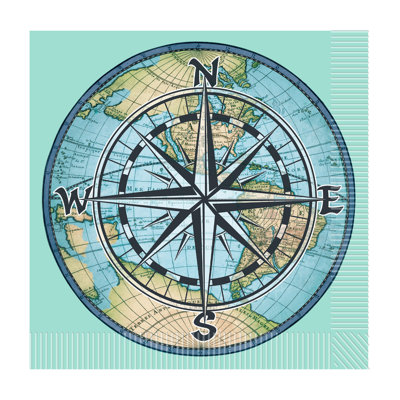 Bon Voyage Luncheon Napkins