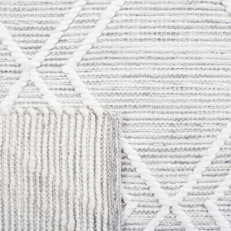 Tapis géométrique tissé à la main Kilim, Rectangle 5 pi x 8 pi