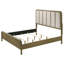 Grand lit tapissier Tully Nutmeg