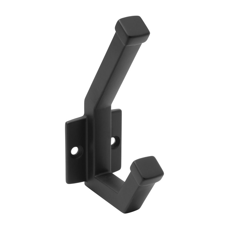 Coventry Collection Hook 1 Inch Center to Center, Matte Black